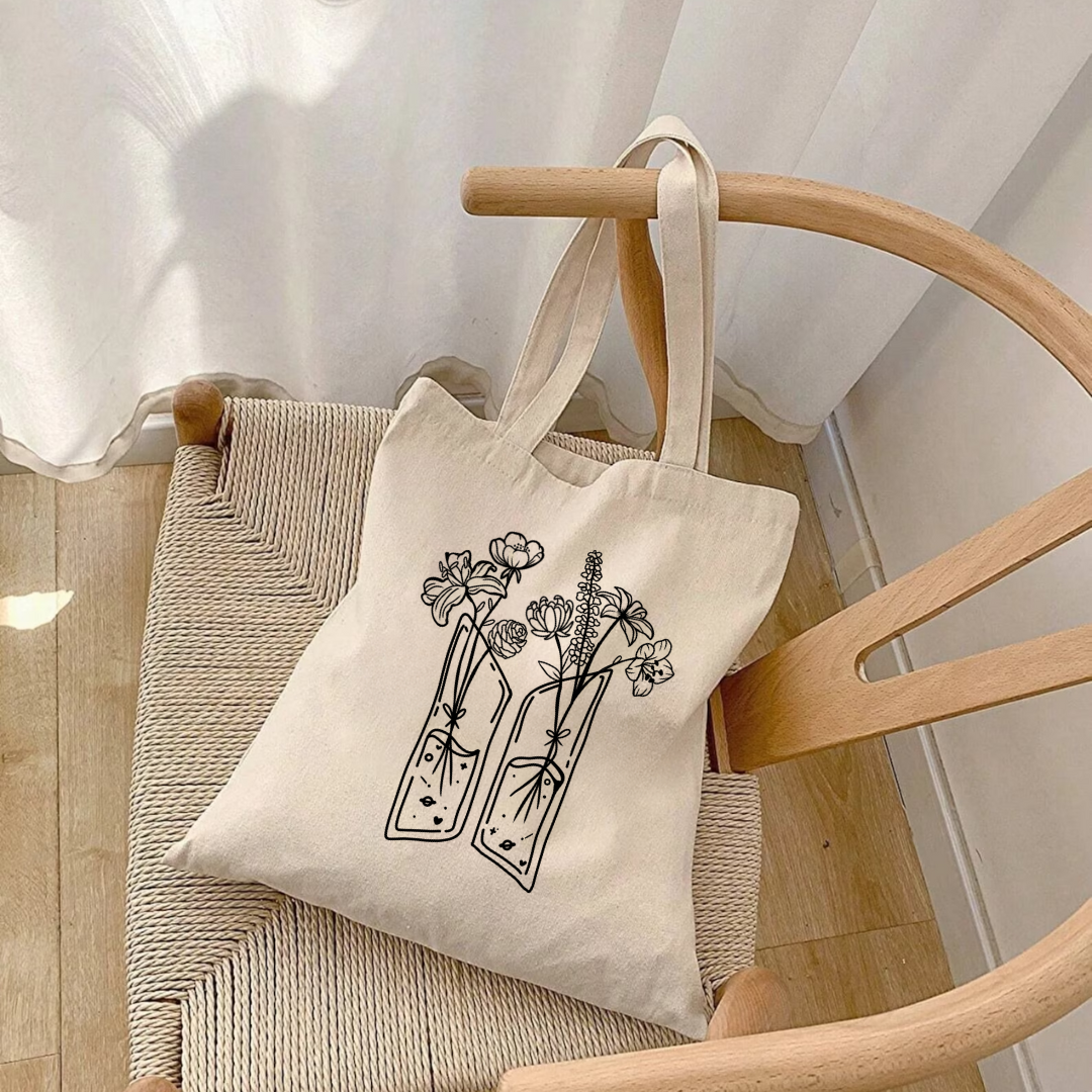 BTS BIRTH FLOWER TOTE BAG
