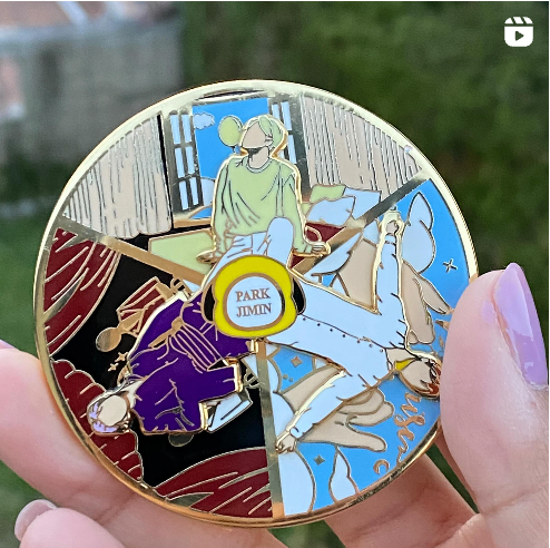 JIMIN SPINNING PIN