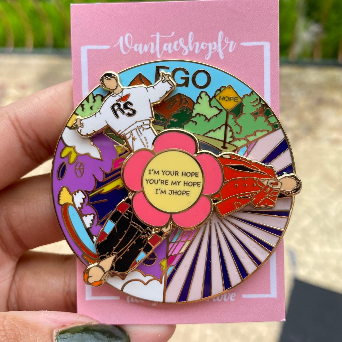 JHOPE SOLO SPINNING PIN