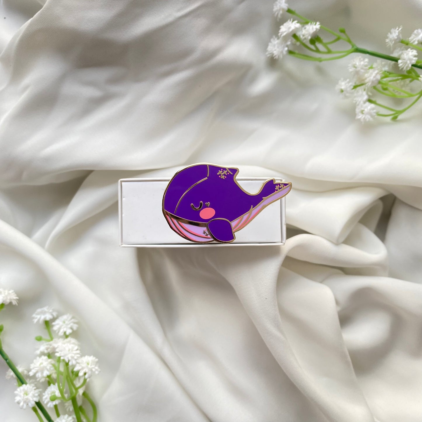 ARMYXBTS LOVE WHALE PIN