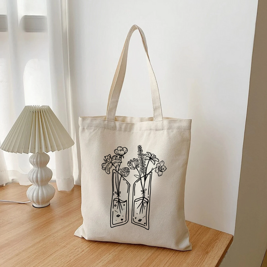 BTS BIRTH FLOWER TOTE BAG