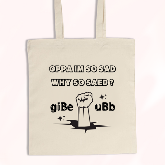 BTOB EUNKWANG QUOTE TOTE BAG