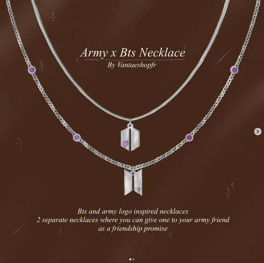 PREORDER BTS X ARMY NECKACE