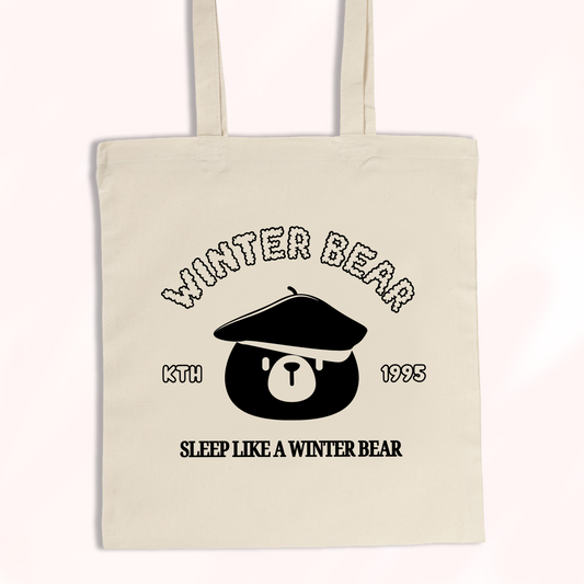 WINTER BEAR TOTE BAG