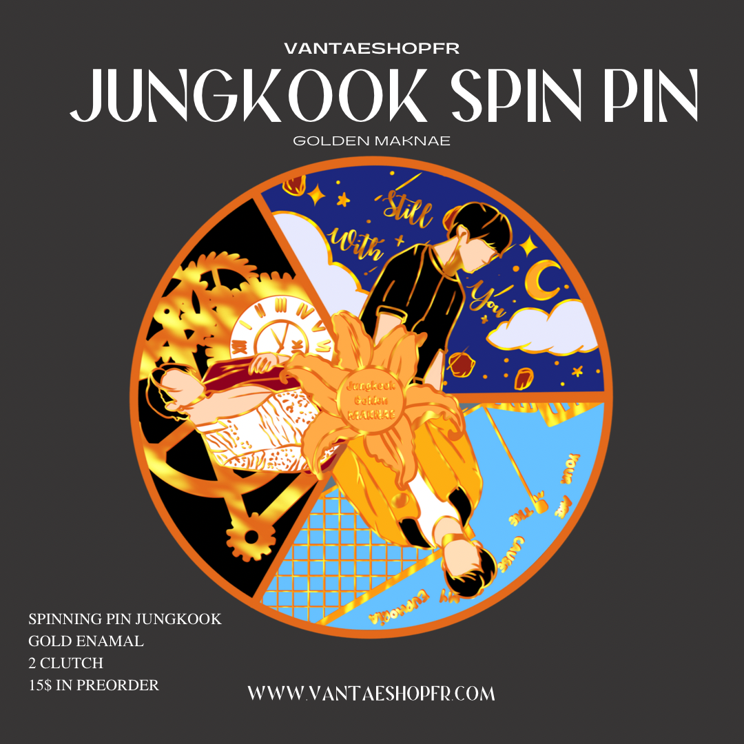 JUNGKOOK SPINNING PIN