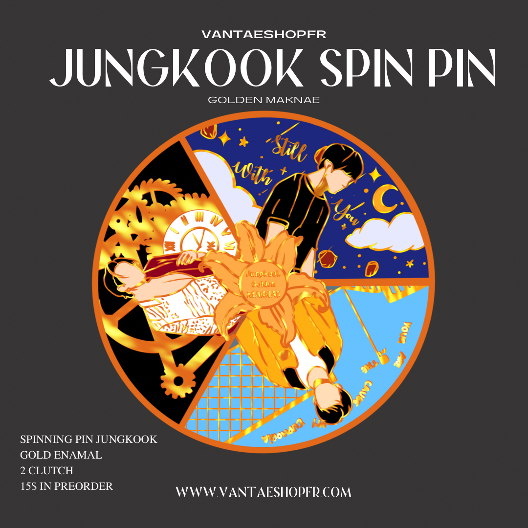 BROCHE JUNGKOOK SPINNING